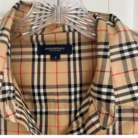 Burberry check button up shirt - Picture 4 of 6